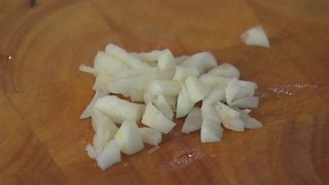 омлет с грибами, руколой и голубым сыром