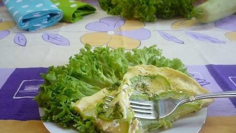 омлет с кабачками