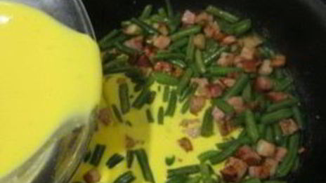 омлет с крахмалом