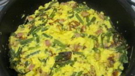 омлет с крахмалом