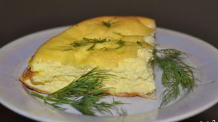 Омлет с мукой и молоком