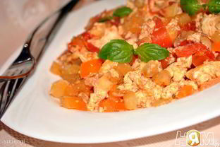 Омлет с овощами