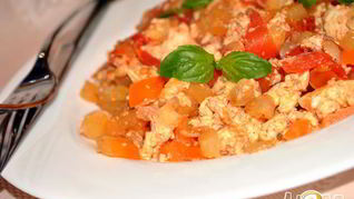 Омлет с овощами