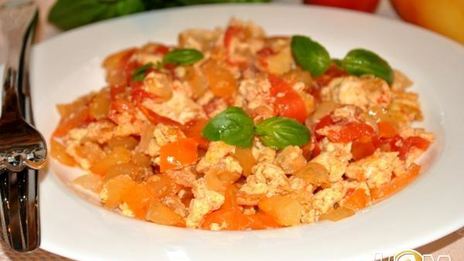 омлет с овощами