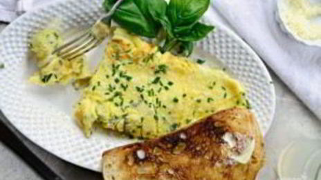 омлет с пармезаном