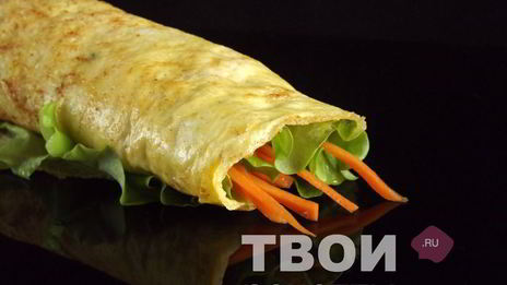 омлет с пряной морковью