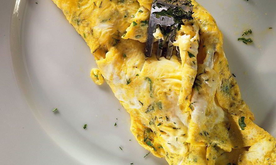 Рецепт омлет с пряными травами