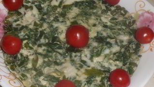 Омлет с сельдереем