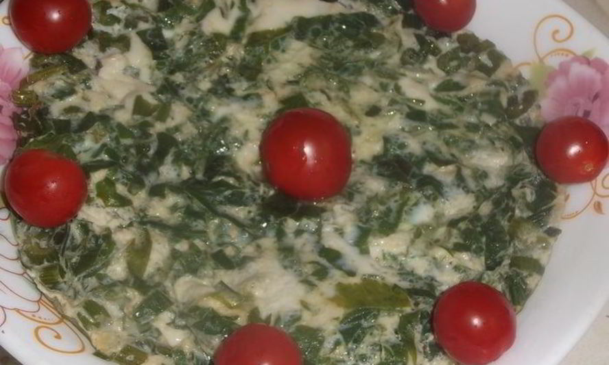 Рецепт омлет с сельдереем