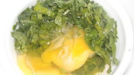 омлет с сельдереем