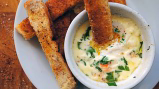 Омлет с семгой в духовке