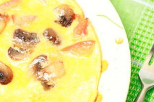 Омлет с шампиньонами