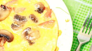 Омлет с шампиньонами