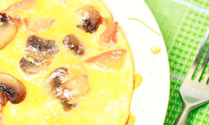 Рецепт омлет с шампиньонами