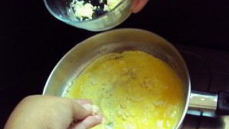 омлет с сыром