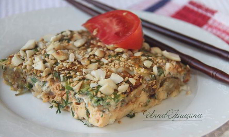 Рецепт омлет в корейском стиле