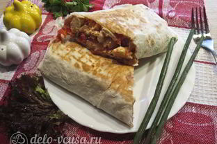 Омлет в лаваше