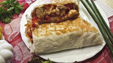 омлет в лаваше