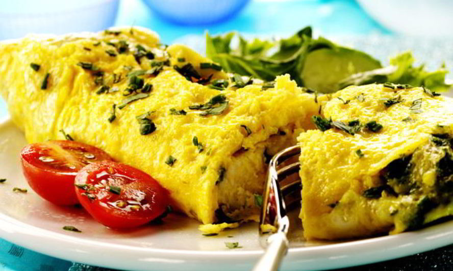 Рецепт омлет в пакете