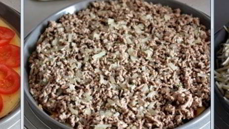 пицца-омлет болоньезе