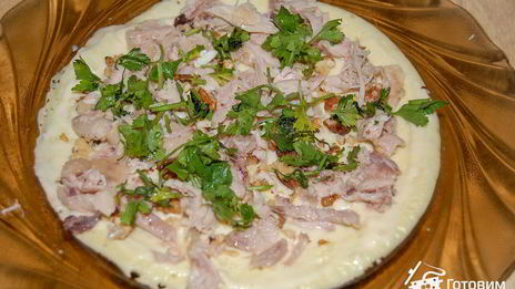 рулетики из омлета с курицей аппетитные