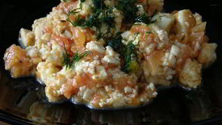 Вегетарианский омлет без яиц