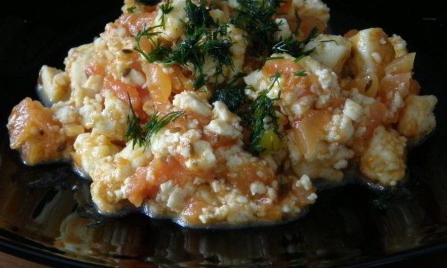 Рецепт вегетарианский омлет без яиц