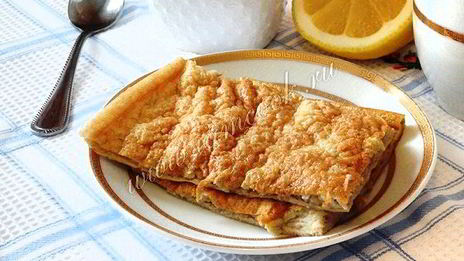 яблочный омлет