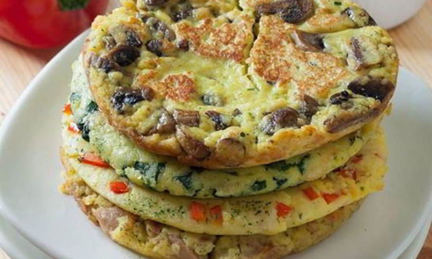 Рецепт закусочные картофельные омлеты