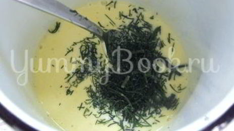 жаренный омлет с капустой