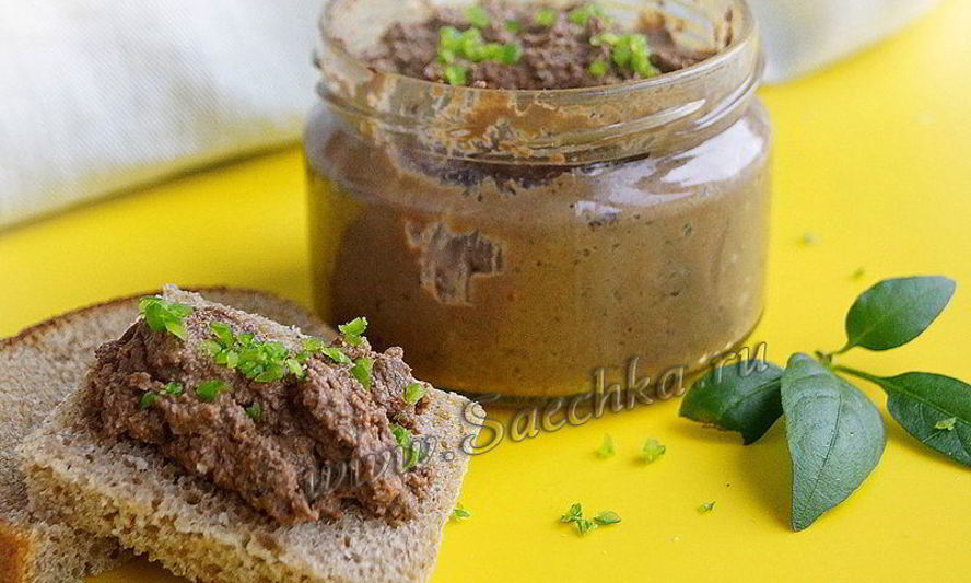 Рецепт домашний паштет из куриной печени