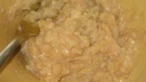 фасолевый паштет с карамелизированным луком и имбирем