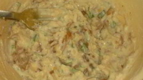 фасолевый паштет с карамелизированным луком и имбирем