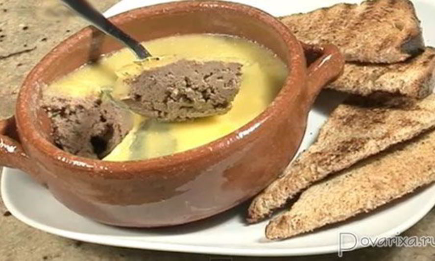 Рецепт паштет домашний из куриной печени