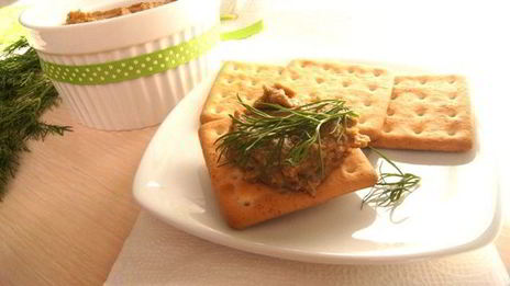 паштет из чечевицы и грибов