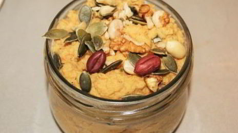 паштет из чечевицы, моркови и орехов