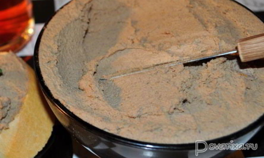 Рецепт паштет из куриной и говяжьей печени