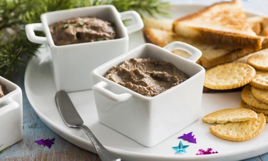 Рецепт паштет из куриной печенки с яблоками и тимьяном