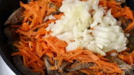 паштет из печени с морковью и луком