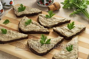 Паштет из рыбных консервов