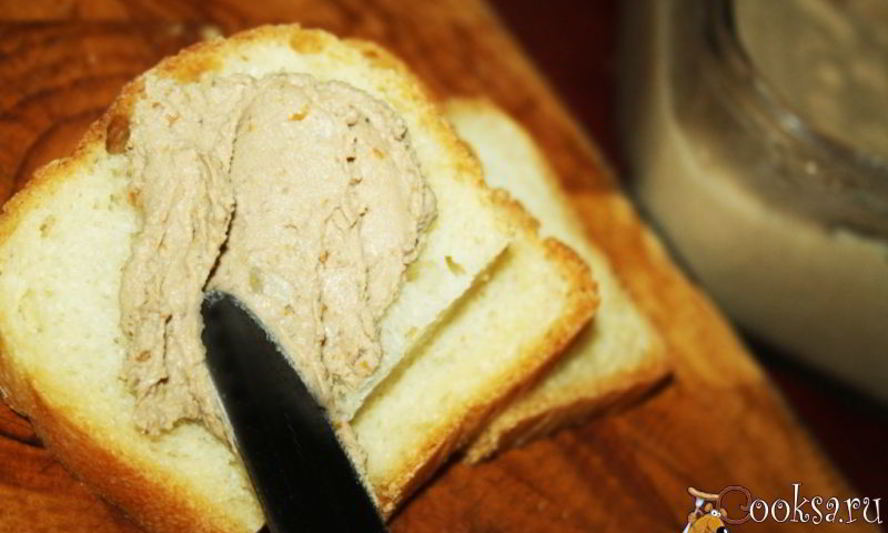 Рецепт паштет нежность из вареной куриной печени