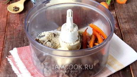 паштет с карамелизированной морковью