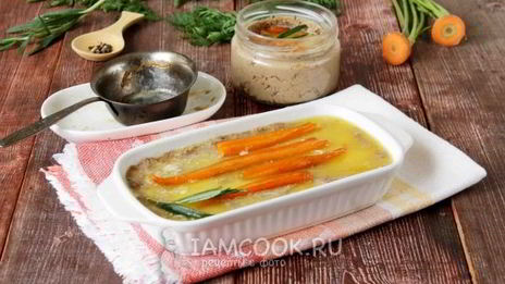 паштет с карамелизированной морковью