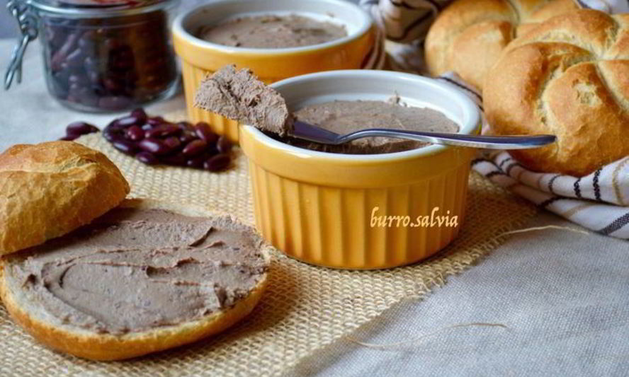 Рецепт печеночный паштет с фасолью