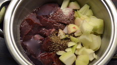 печеночный паштет с фасолью