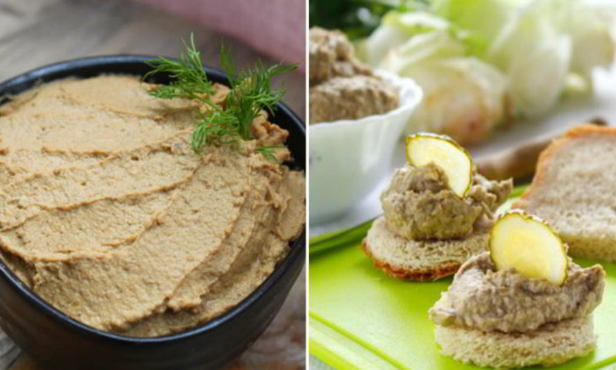 Рецепт постный паштет