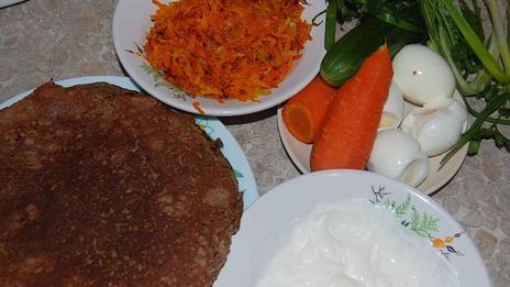 печеночный торт из говяжьей печени