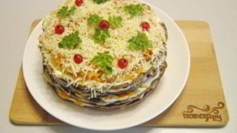 печеночный торт из куриной печени