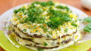 Печеночный торт в мультиварке