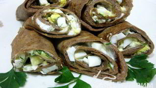 Печеночные рулетики